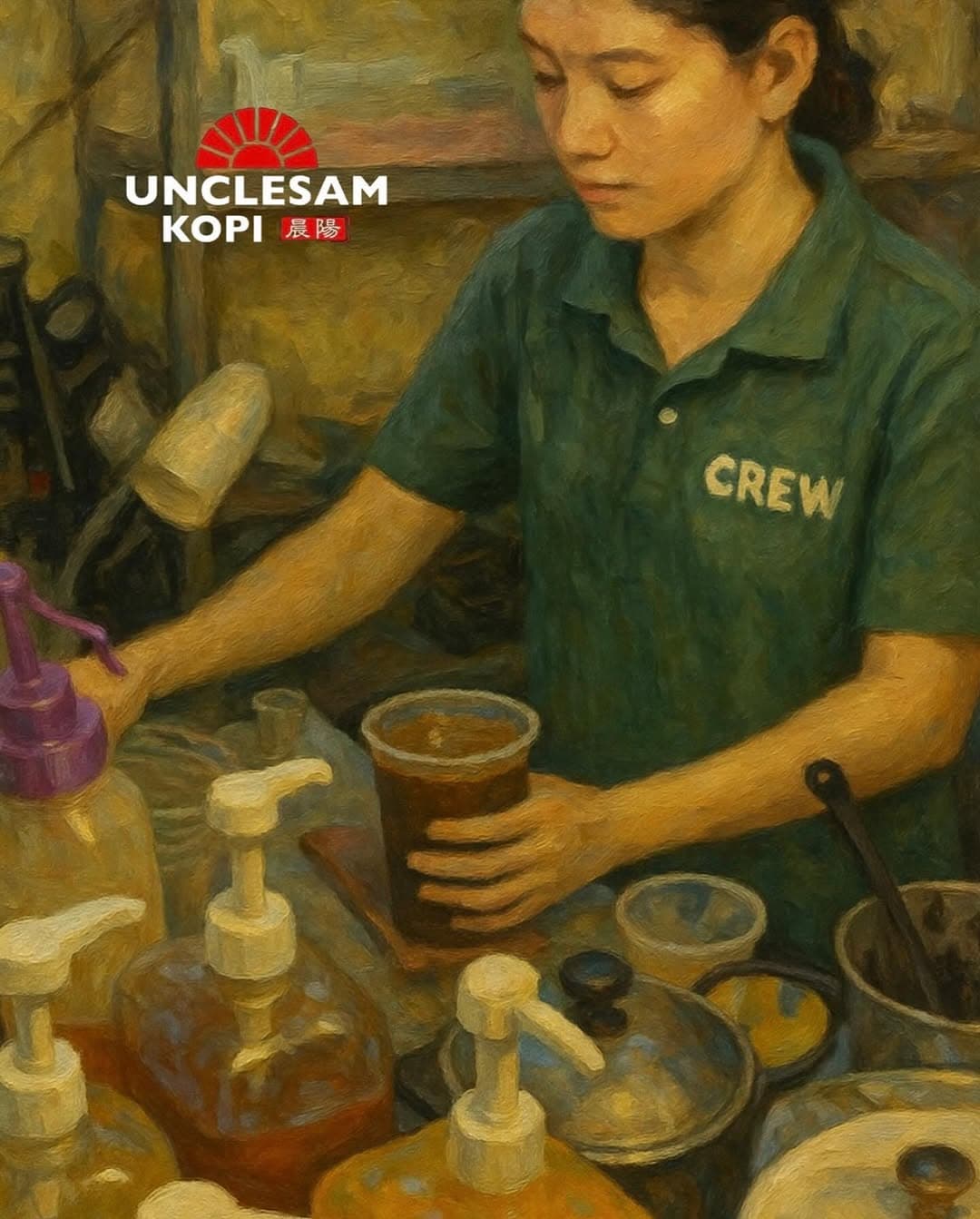 Fresh ingredients and traditional cooking methods at UNCLESAM KOPI