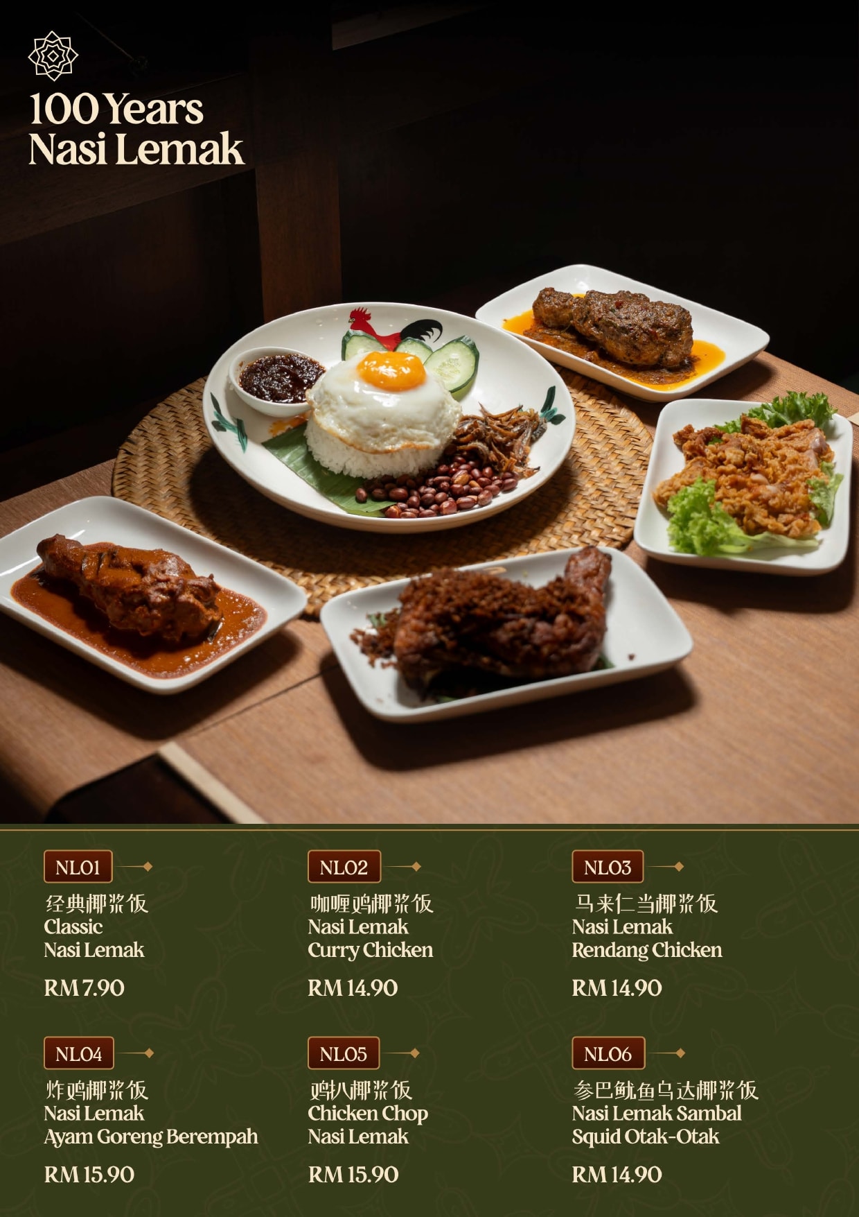 UNCLESAM KOPI Rice Menu - Page 4 - Authentic Malaysian Kopitiam Menu featuring rice dishes. Complete menu with prices and descriptions. Located at 10, Jalan Galloway, Bukit Bintang, 50150 Kuala Lumpur, Malaysia.